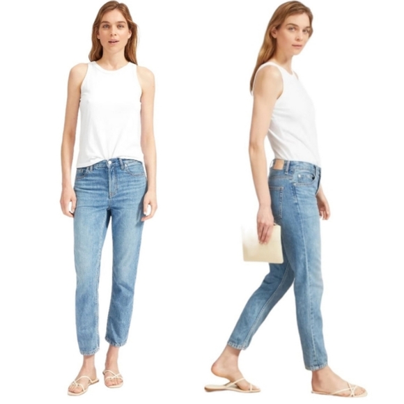 Everlane Denim - Everlane Summer Jeans Straight Leg Womens 27 Relaxed High Rise
